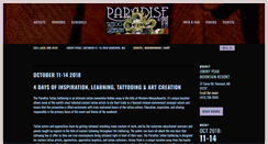 Desktop Screenshot of paradisetattoogathering.com